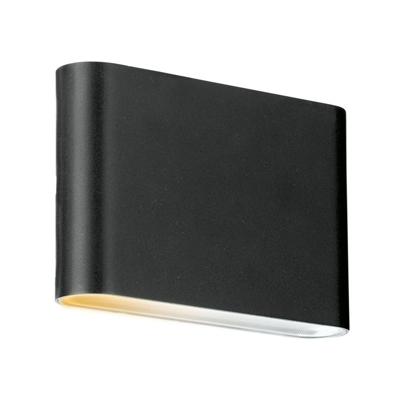 Applique extérieur décorative, PIATO 6W-550lm-3CCT(2700-3300-4000K) IP65-IK08 avec éclairage direct/indirect