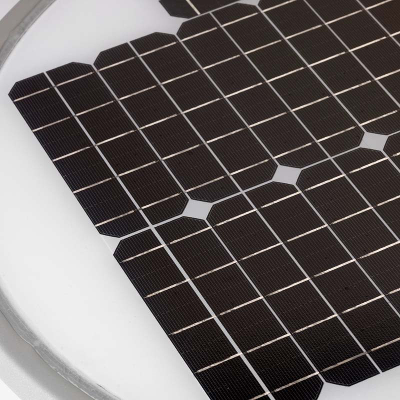 Panneau solaire EROS Luminaire solaire rond avec détecteur IR 3500lm 2700K Type V