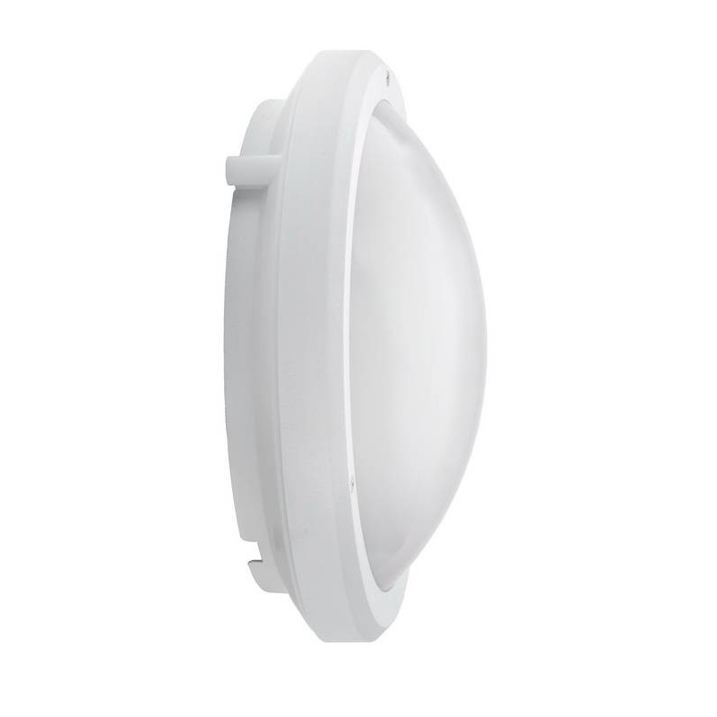 SATURNE HUBLOT BLANC 12W-IRC80-IP65-IK10 2900K 1400Lm