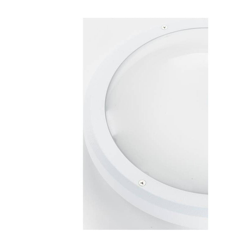 SATURNE HUBLOT BLANC 12W-IRC80-IP65-IK10 2900K 1400Lm