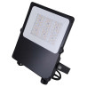 PROJECTEUR CAMUS NOIR ASYMETRIQUE 3CCT (3K-4K-5K) 100w 14000Lm 100-277VAC IP66-IK07