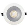 Luminaire downlight encastré GIRO III 9W 3CCT 1215lm Ø145x55mm UGR19 optique basse luminance