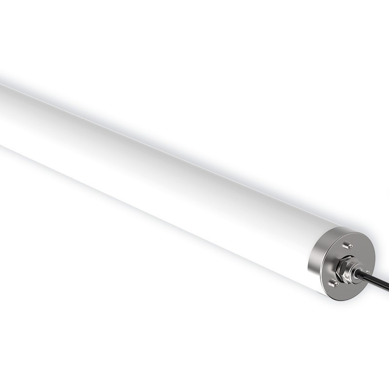 Luminaire tubulaire LED DAPHNE 1500mm 48W 6480lm 3000K-IRC80-IP69K-IK10 usage extérieur - ELECTRA