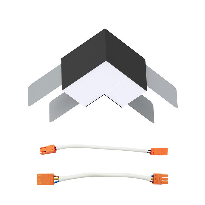 ORIZEO PRO KIT CONNECTEUR 90° NOIR