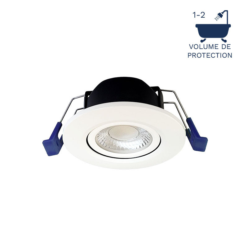 Luminaire Spot NAXO II BBC 6W 4CCT(2,7K-3K-4K-5K)-IRC90-IP65 540 lumens TRIAC