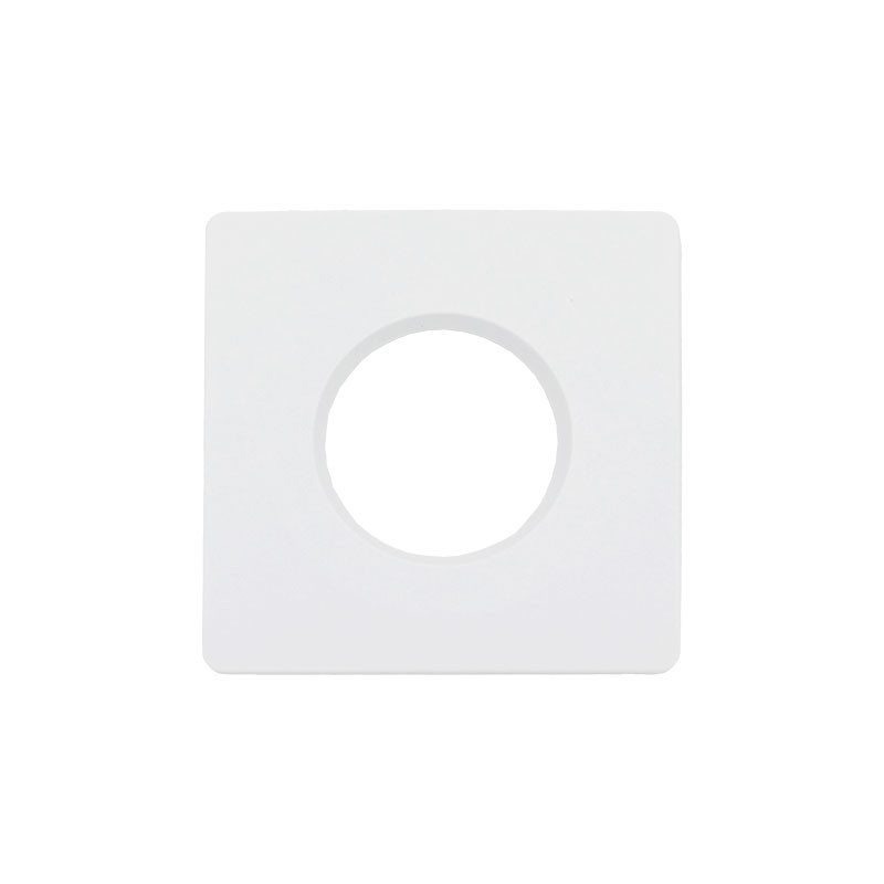 COLLERETTE CARRÉE BLANCHE FIXE pour spot décoratif KALYO