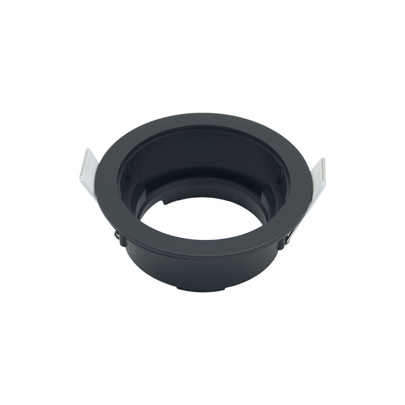 COLLERETTE EXTERNE RONDE NOIRE BASSE LUMINANCE pour spot décoratif KALYO