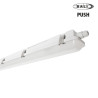 Luminaire étanche LED, HOLLYWOOD II XL 1200mm 50W 8000lm 4000K-IP66-IK10 DALI 2 PUSH