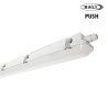Luminaire étanche LED, HOLLYWOOD II XL 1500mm 70W 11500lm 4000K-IP66-IK10 DALI 2 PUSH
