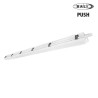 Luminaire étanche LED, HOLLYWOOD II XL 1500mm 70W 11500lm 4000K-IP66-IK10 DALI 2 PUSH vue en entier