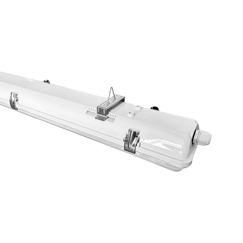Dessus du Luminaire étanche T8 tube LED, NAUTILUS III Max LED 2x12W IP65-IK06 1200mm