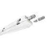 Luminaire étanche LED, OSEBERG spécial industrie 1200mm 38W-6000lm-IP66-IK10-4000K - Connecteur