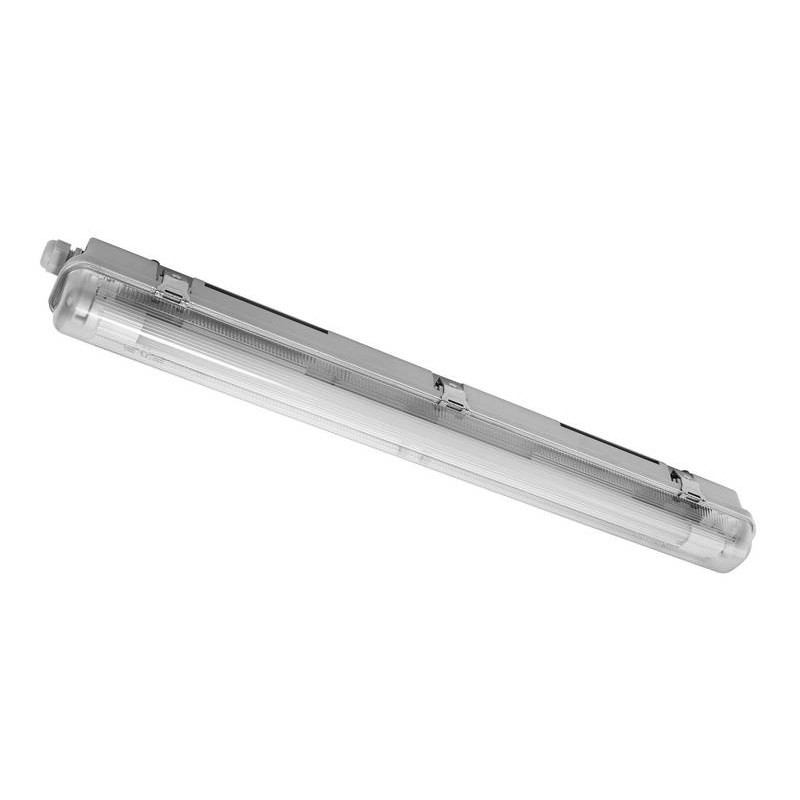 Luminaire étanche T8 tubes LED, NAUTILUS II Max LED 1x24W IP65-IK08 1200mm