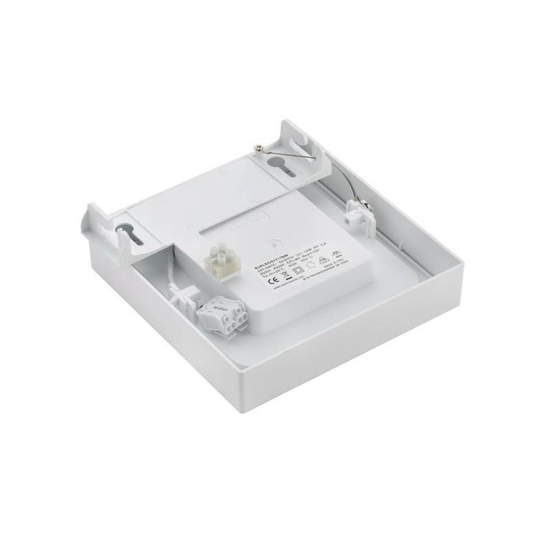 Arrière Luminaire carré BJORK II apparent CCT(3000-4000-6000K) 12W-1000lm IP20/44-IK06